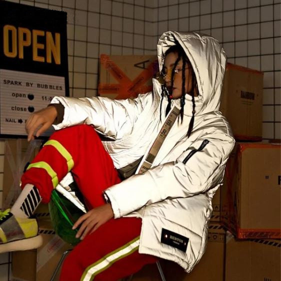 Reflective Jacket Warm Hooded Jacket