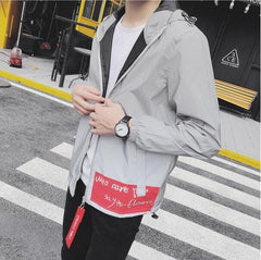 Reflective Windbreaker Jackets Streetwear