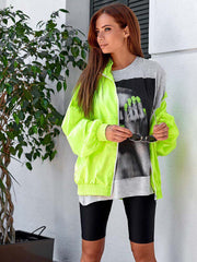 Neon Zipper Jacket