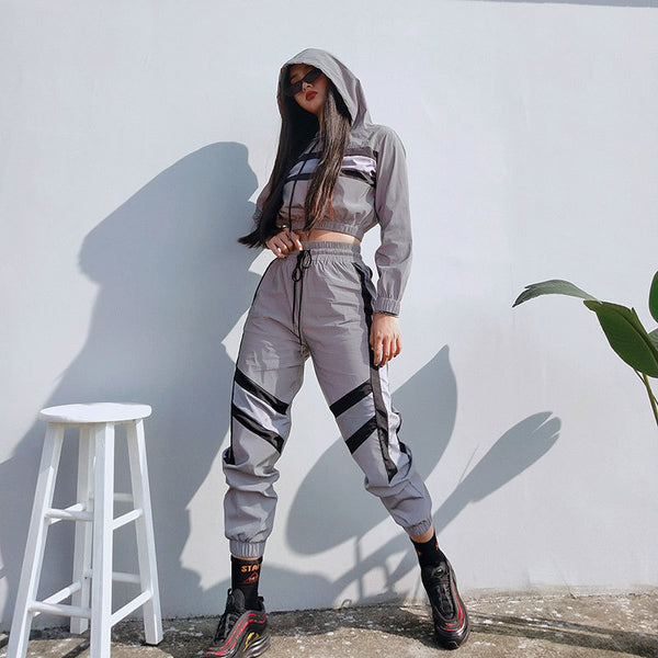 Reflective Streetwear Tracksuit