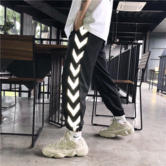 Reflective Streetwear Jogger Pants