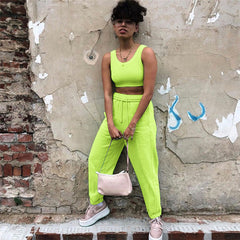 Neon Streetwear Pants