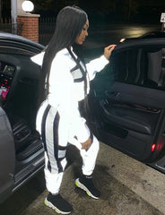 Reflective Streetwear Tracksuit