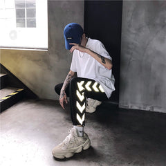 Reflective Streetwear Jogger Pants