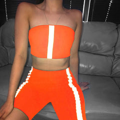 Neon Coloured Reflective Summer Suit
