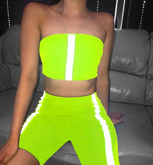Neon Coloured Reflective Summer Suit